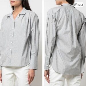 Frame Women XS oversized collared shirt